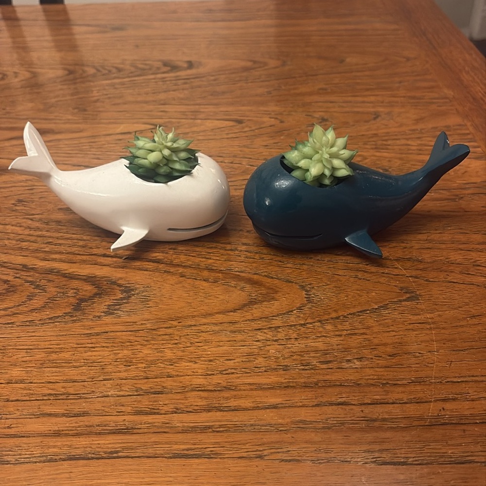 CB2 Whale Tealight Candle Holder